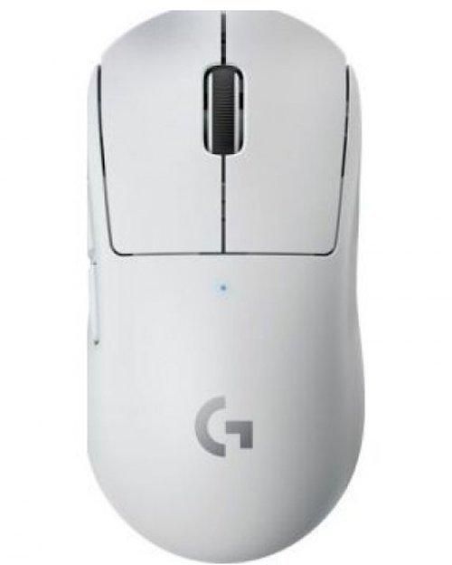 LOGITECH PRO X Gaming Mouse, Wireless, White