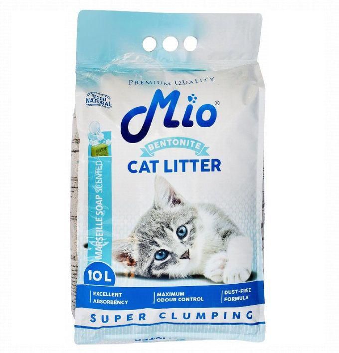 Mio Cat Litter Marseille Soap Scented Super Clumping 10L