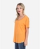 Ravin Solid Short Sleeves Top - Orange