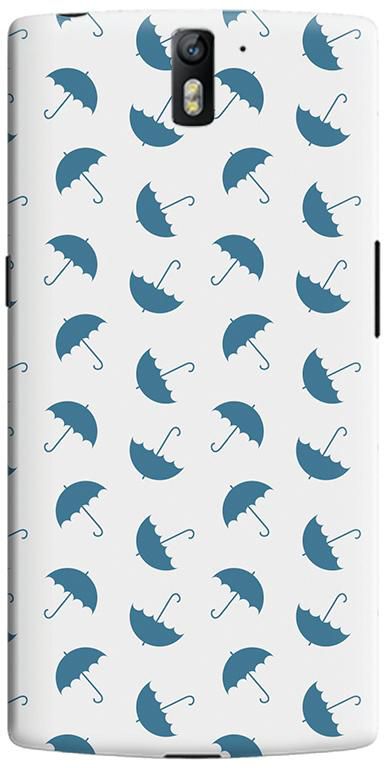 Stylizedd OnePlus One Slim Snap Case Cover Matte Finish - Falling Umbrellas