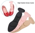Memory Foam Insoles Breathable Anti-slip Insole For Feet Pad Inserts Heel Post Back For Women High Heel Shoe Accessories 4D Apricot