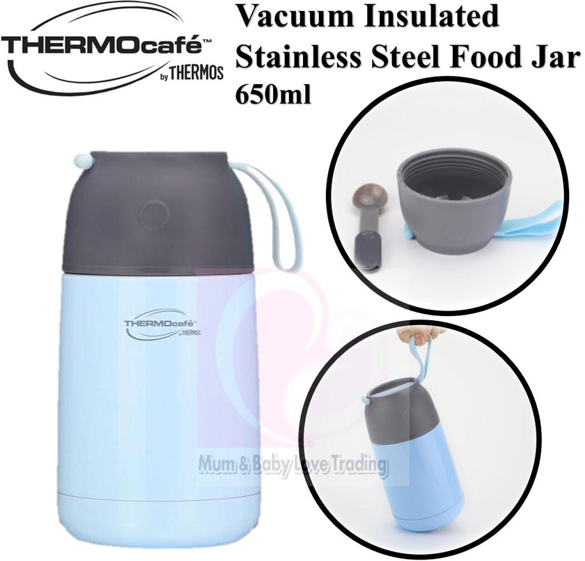 Thermos Thermocafe Vacuum Insulated Food Jar 650ml TCPL-650FJ (Blue)