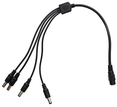 4-in-1 Assembly Power Connector Cable - Black