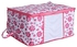 Kuber Industries 1 Piece Non Woven Underbed Storage Bag Set, Pink Floral