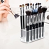 AJIODA Acrylic Makeup Beauty Brush Organizer, 26 Space Cosmetic Storage Display Holder Acrylic Eyeliner Lip Liner Holder Organizer Container, Clear