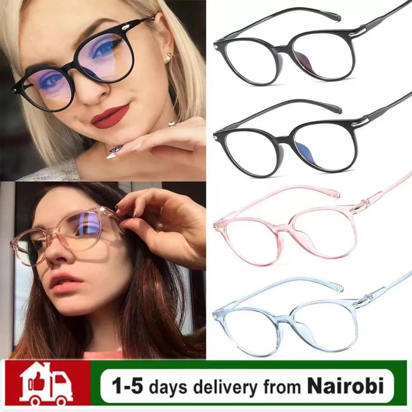 1PC Round Clear Glasses Women Transparent Lens Glasses Frame Ladies Optical Eyeglasses Frame Gift