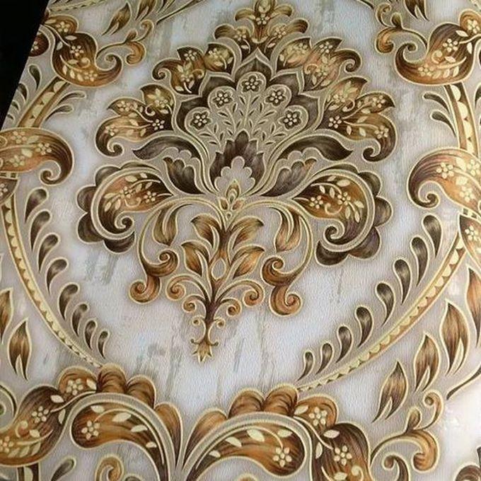 Exotic Wallpapers Gold Damask 3D Wallpaper