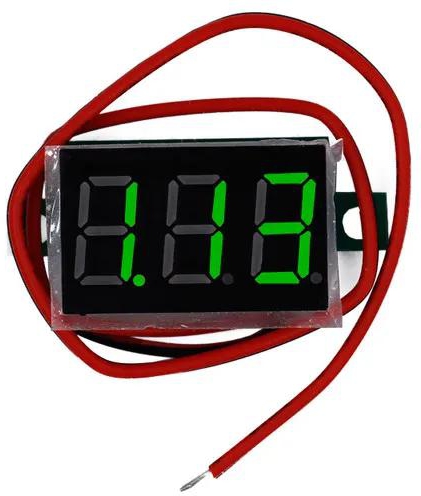 Red LED display Mini Digital 4.5v-30v Voltmeter tester Voltage Panel Meter For Electromobile Motorcycle car 38%Off