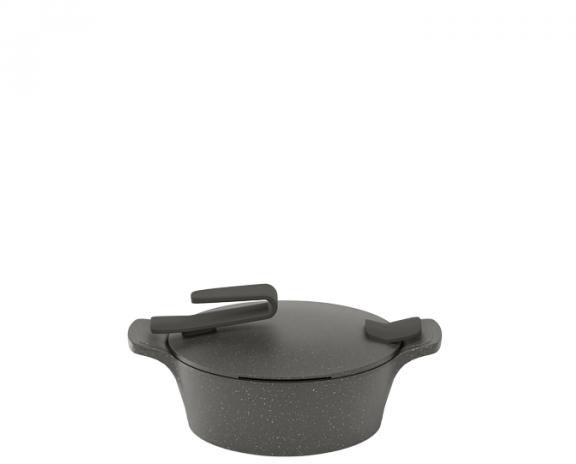 Pyrex - Cooking pot 18 cm - Artisan Granite - Grey