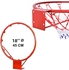 حلقة كرة السلة المعلقة على شكل حلقة مرمى شبكية مثبتة على الحائط في الداخل/الخارج، 45 سم