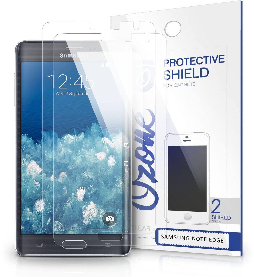 OZONE Crystal Clear HD Screen Protector Scratch Guard for Note Edge (Pack of 2)