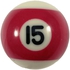 No. 15 Billiard Pool Table Standard Replacement Ball 2 ¼” - 57.2 mm