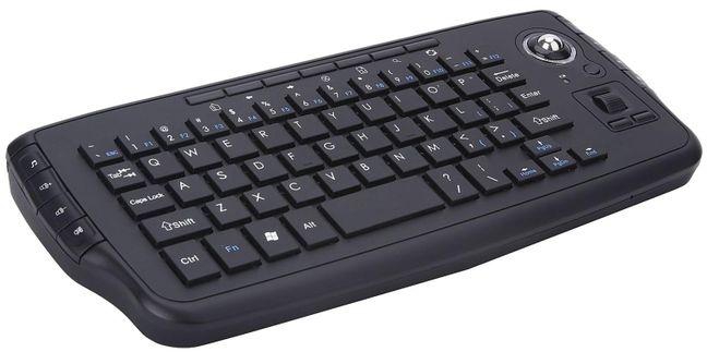 Generic Mini Keyboard With Trackball Mouse 2.4 GHZ Multimedia For Tablets