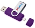 FileKing 32GB USB OTG Flash Drive -Purple +Free Micro -Type C Adapter