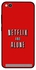 غطاء حماية واقٍ لهاتف شاومي ريدمي 5A مطبوع عليه عبارة Netflix And Alone