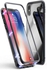 Apple iPhone Xs Max Case 360 Degree Full Cover 2 Pieces Metal Frame Magnetic Tempered Glass Back Case