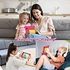 تابلت اني واي.جو لتعليم الاطفال بشاشة 7 انش مع نظام تشغيل android رباعي النواة 10، بخاصية التحكم الابوى وحماية للعينين، وكيدوز محمل مسبقا، 32GB، كاميرا مزدوجة، WiFi، بلوتوث، مع شنطة - لون زهري