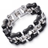Bike Chain Bracelet Cool High Polished Bicycle Chain Mens Bracelet Fashion Male 316L Stainless Steel Hand Chain