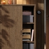 TONSTAD Storage combination - brown stained oak veneer 202x37x120 cm
