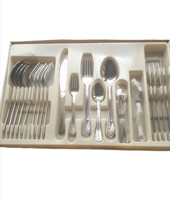 Set Of Spoons, Forks, And Knife - Nouval Stainless - 30 Pieces
