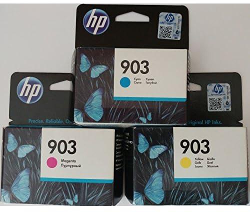 HP 903 Original Ink Cartridges for HP Officejet 6950, HP Officejet Pro 6960 6970 Cyan/Magenta/Yellow