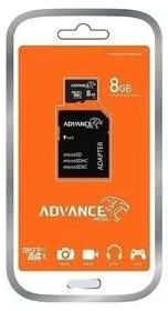 Advance Micro SD Memory Card - 8GB Black micro sd 8 GB advance