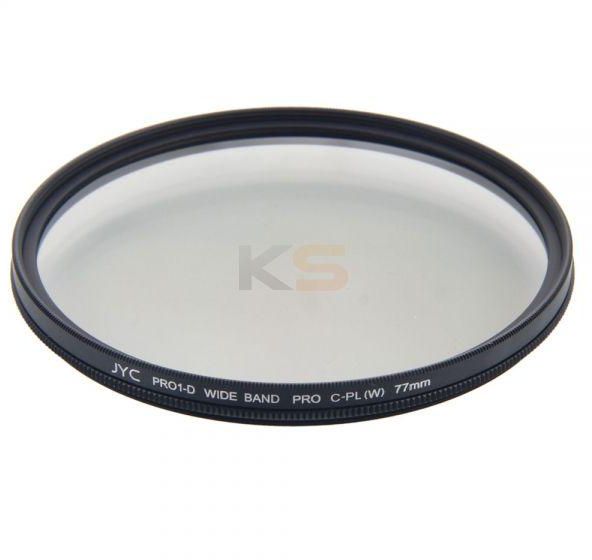 JYC 77mm CPL PRO1-D Ultra-thin Super Slim Circular Polarizing Filter Wide Band For DSLR Cameras Camcorder Lens
