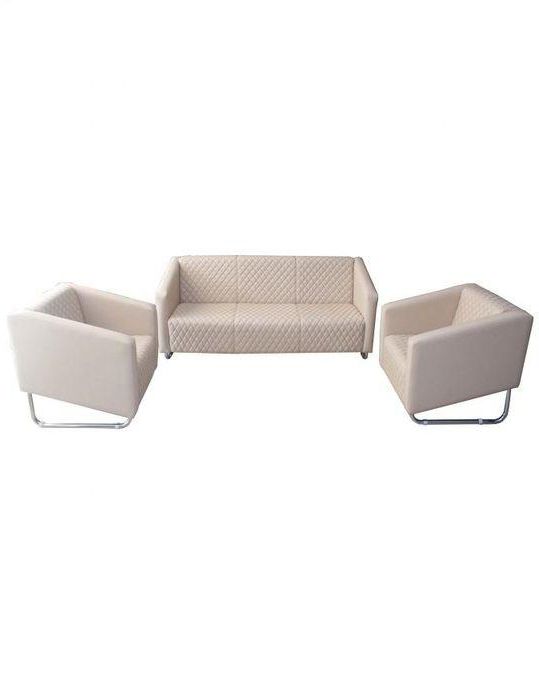 Sarcomisr Office Sofa Seat - 3 Pcs - Beige