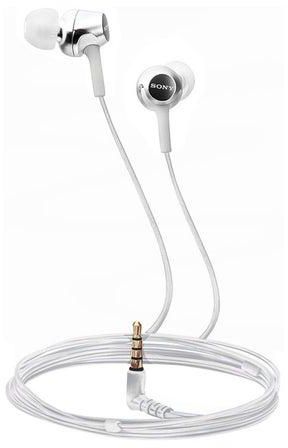 In-Ear Headphones With Mic White