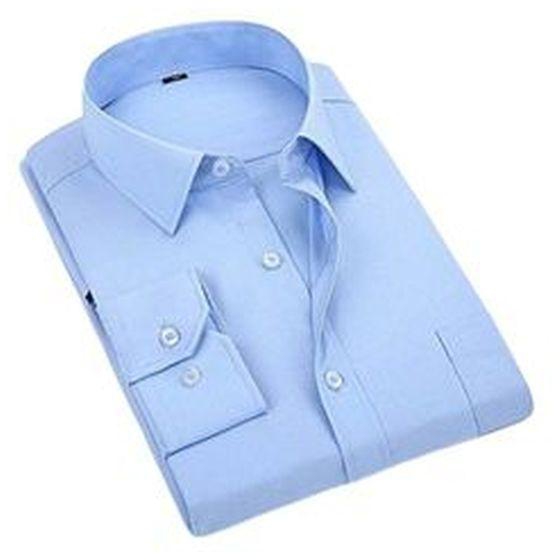 Fashion Turkey Men Official Shirt Long Sleeve-100% Cotton