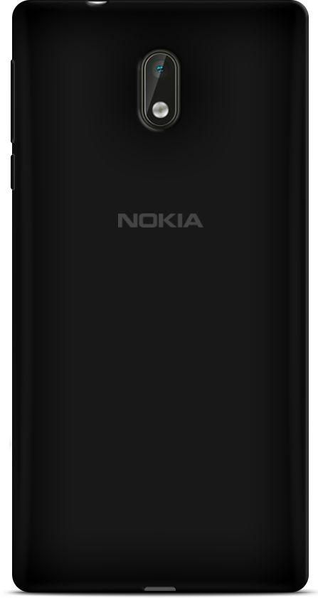 Soft Back Cover for Nokia 3 - Black
