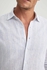 Defacto Man Modern Fit Polo Neck Smart Casual Woven Long Sleeve Shirt