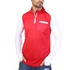 Bi-Toned Sportive Quarter Zipper Shirt -Red & White