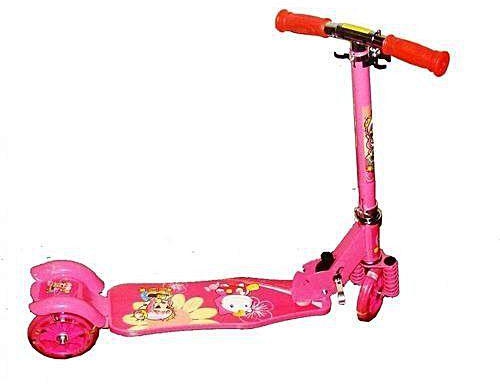 Baby Baellar Metal Scooter for Kids - Pink