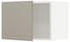 METOD Wall cabinet, white/Sinarp brown, 60x40 cm - IKEA