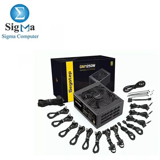 Segotep Power Supply 1250W Full Modular ATX PC Computer Mining