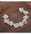 Flower Design Hair Chain Gold/White 26centimeter