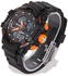 ALIKE15118 Outdoor 50M Waterproof Analog-digital EL Light Men's Sports Watch Second/Date Display Orange