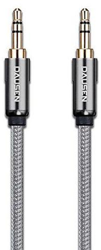 Dausen 3.5mm Hi-Fi AUX Cable - Grey