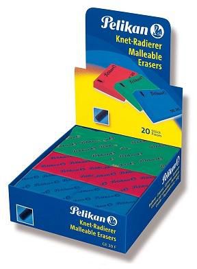 Pelikan Erasers GE20 F Assorted Colours