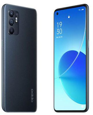 OPPO Reno6 - 4G - 6.4-inch 128GB/8GB Dual SIM Mobile Phone - Stellar Black