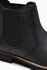 Black Leather Chelsea Boot