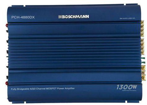 Boschmann Car Amplifier -1300 W - Fully Bridgeable 4/3/2 channel