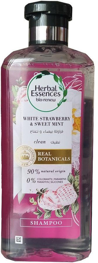 Herbal Essences شامبو بالفراولة البيضاء والنعناع نظيف 400 مل