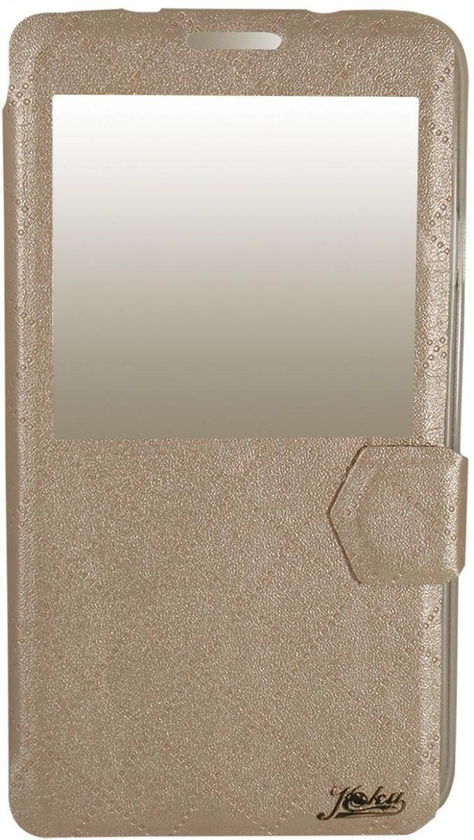 Samsung Galaxy Note 3 Neo Flip Cover - Gold