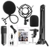 Professional Podcast Condenser USB Microphone Kit V6664-1_P Black