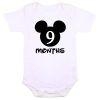 9 Months Mickey Mouse Onesie 6 to 9 Months