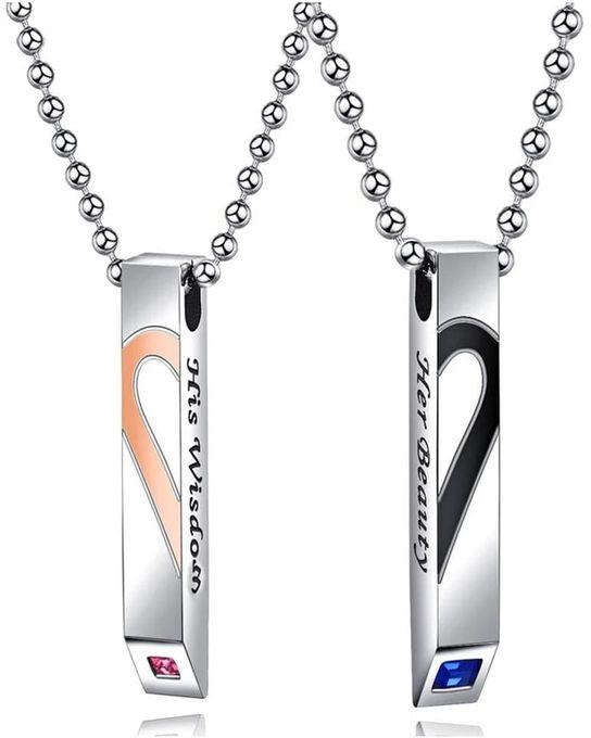 Fashion Necklace For Couple Stainless Steel
