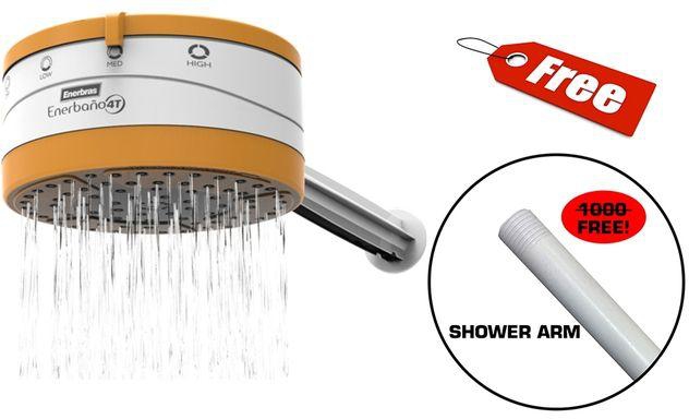 4 T Instant Shower Water Heater + Free Shower Arm