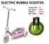 Megawheels - 6v 3in1 Bubble Electric Scooter - Pink- Babystore.ae